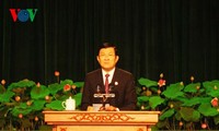 President Truong Tan Sang attends HCM City’s Emulation Congress